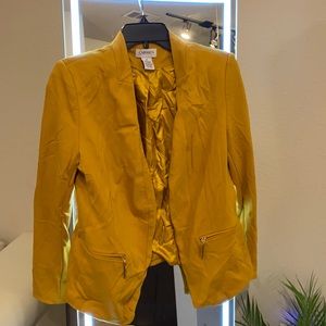Yellow Blazer, Size 8
